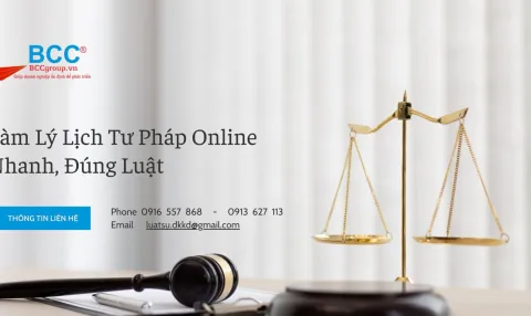 Làm Lý Lịch Tư Pháp Online Nhanh, Đúng Luật
